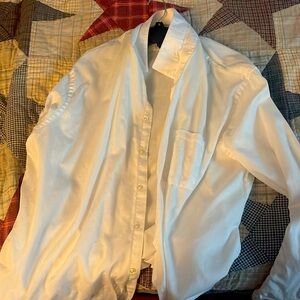 Men’s white dress shirt 18-18.5/36-37